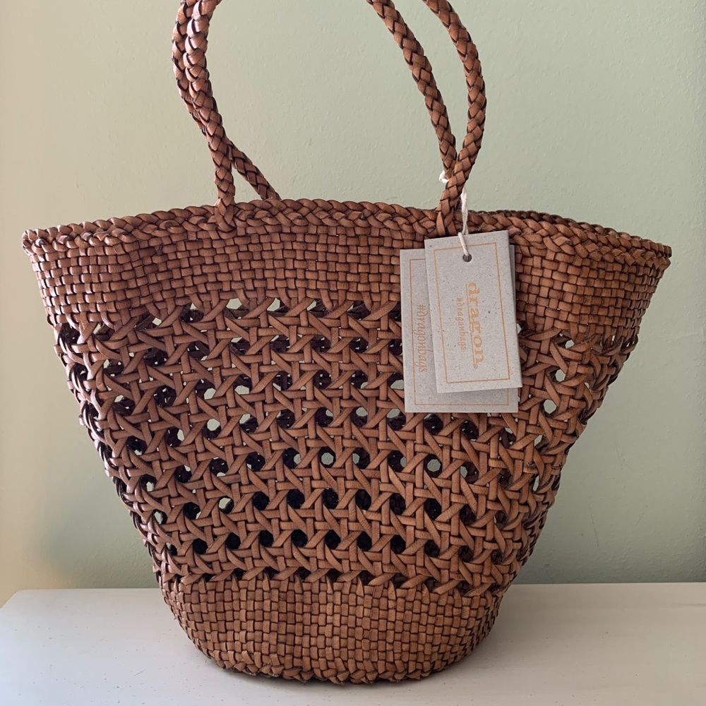 Dragon Diffusion Cannage Myra Basket Bag